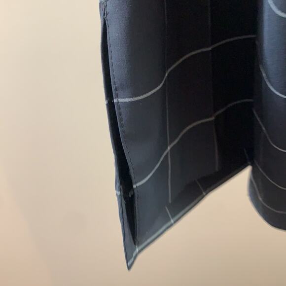 Nike Golf Dri-Fit Windowpane Plaid Black/White Cropped Capris Pants - Picture 3 of 8